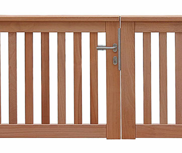 Gartentor ROOF - PREMIUM Holztore aus nordischer Lärche (FSC) oder astfreiem Mahagoni Hartholz (FSC).