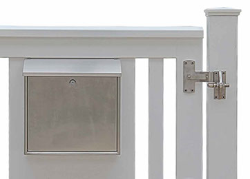 Gartentor ROOF - PREMIUM Holztore aus nordischer Lärche (FSC) oder astfreiem Mahagoni Hartholz (FSC).