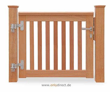 Gartentor ROOF - PREMIUM Holztore aus nordischer Lärche (FSC) oder astfreiem Mahagoni Hartholz (FSC).