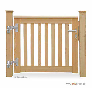 Gartentor ROOF - PREMIUM Holztore aus nordischer Lärche (FSC) oder astfreiem Mahagoni Hartholz (FSC).