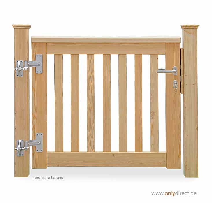 Gartentor ROOF - PREMIUM Holztore aus nordischer Lärche (FSC) oder astfreiem Mahagoni Hartholz (FSC).