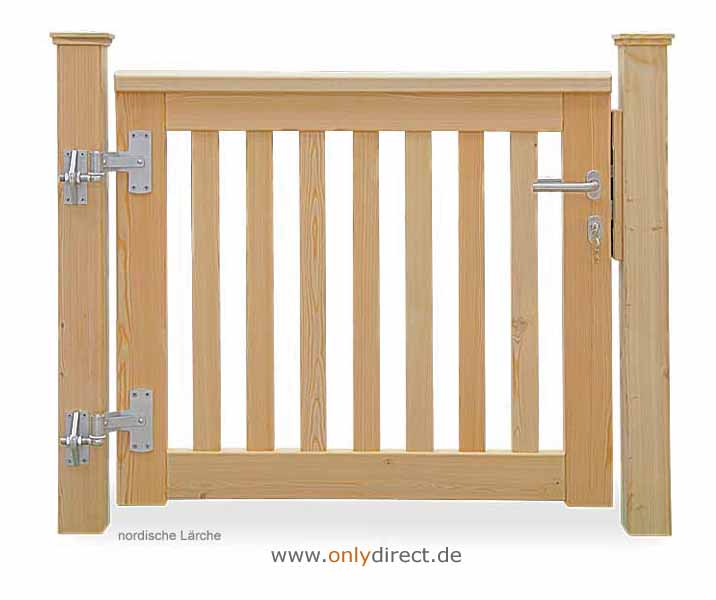 Gartentor ROOF - PREMIUM Holztore aus nordischer Lärche (FSC) oder astfreiem Mahagoni Hartholz (FSC).