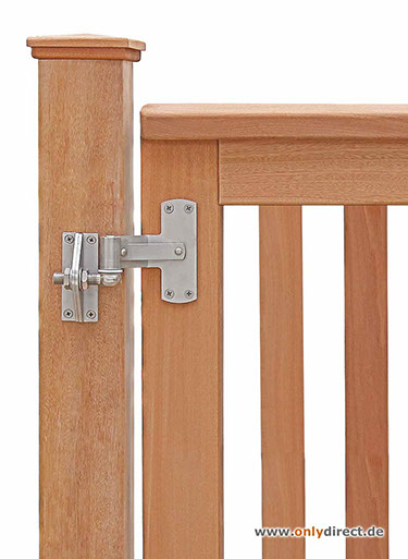 Gartentor ROOF - PREMIUM Holztore aus nordischer Lärche (FSC) oder astfreiem Mahagoni Hartholz (FSC).