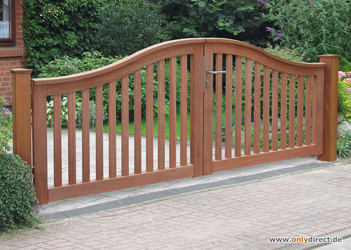 Premium Gartentore Holztore Aus Fsc Mahagoni Holz Oder Nord Larche