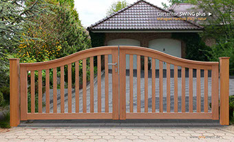 Sylter Friesentore Mahagoni Hartholz Natur oder weiß lackiert - 4 Jahr Farbgarantie