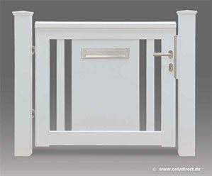 Gartentor ROOF - PREMIUM Holztore aus nordischer Lärche (FSC) oder astfreiem Mahagoni Hartholz (FSC).