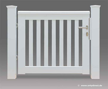 Gartentor ROOF - PREMIUM Holztore aus nordischer Lärche (FSC) oder astfreiem Mahagoni Hartholz (FSC).