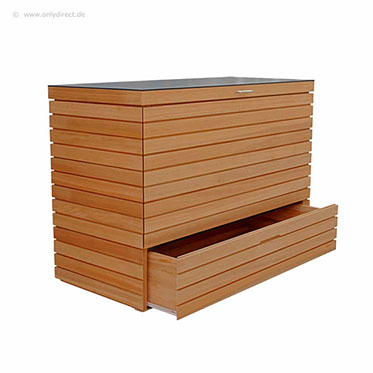 Kissenbox YORK - FSC Eukalyptus Hartholz - Größe S - Hartholz Natur geölt