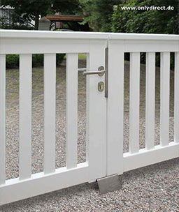 Gartentor ROOF - PREMIUM Holztore aus nordischer Lärche (FSC) oder astfreiem Mahagoni Hartholz (FSC).